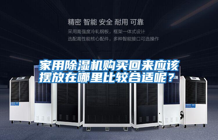 家用除濕機購買回來應該擺放在哪里比較合適呢？
