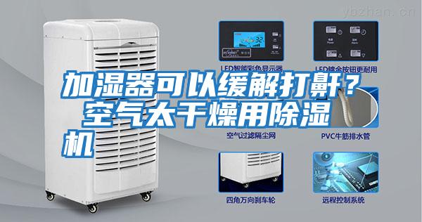 加濕器可以緩解打鼾？ 空氣太干燥用除濕機
