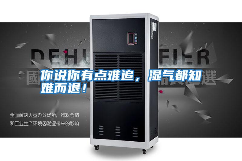 你說你有點難追，濕氣都知難而退！