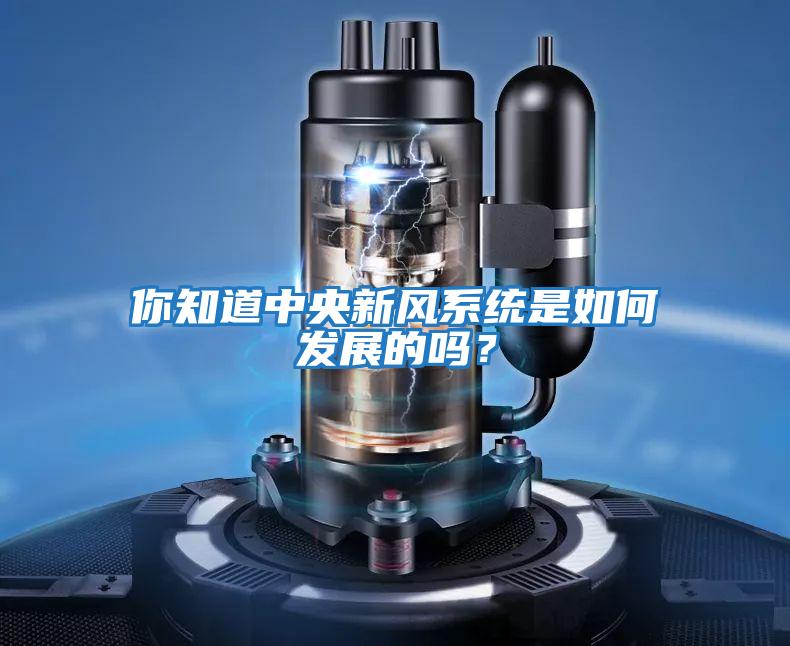 你知道中央新風系統(tǒng)是如何發(fā)展的嗎？