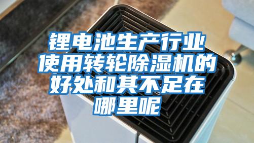 鋰電池生產(chǎn)行業(yè)使用轉(zhuǎn)輪除濕機的好處和其不足在哪里呢