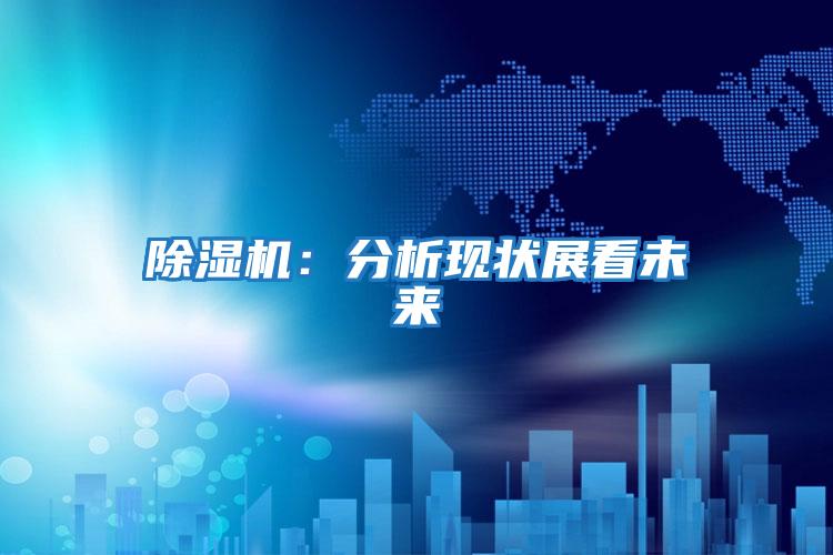 除濕機：分析現狀展看未來