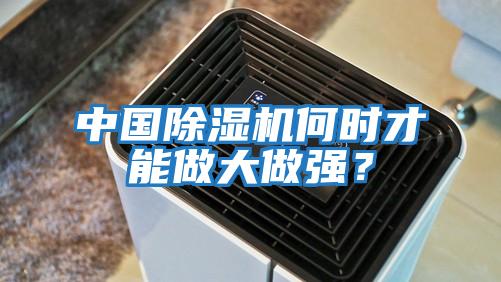 中國除濕機(jī)何時(shí)才能做大做強(qiáng)？