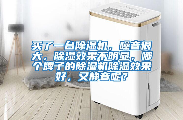 買(mǎi)了一臺(tái)除濕機(jī)，噪音很大，除濕效果不明顯，哪個(gè)牌子的除濕機(jī)除濕效果好，又靜音呢？