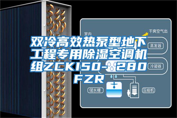 雙冷高效熱泵型地下工程專用除濕空調(diào)機(jī)組ZCKI50- 280FZR