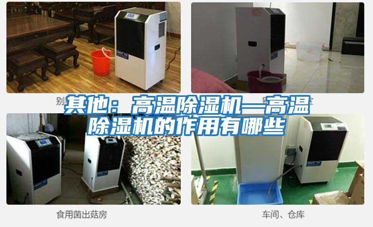 其他:高溫除濕機(jī)—高溫除濕機(jī)的作用有哪些