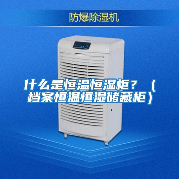 什么是恒溫恒濕柜？（檔案恒溫恒濕儲藏柜）