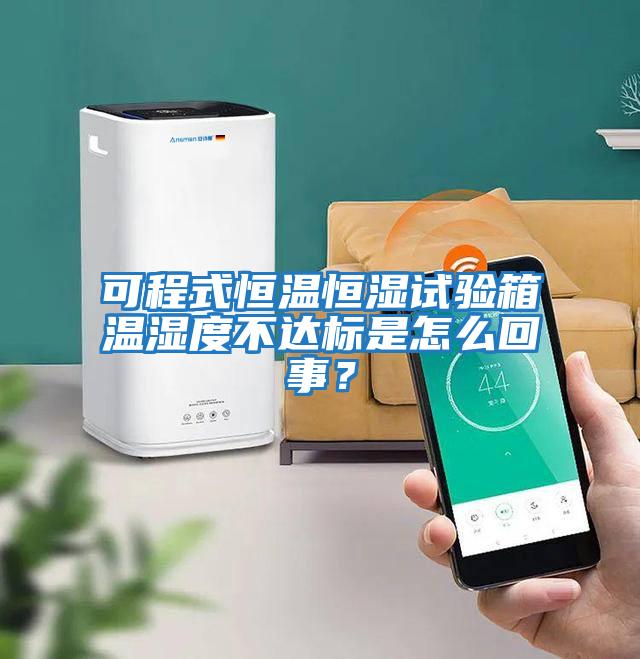 可程式恒溫恒濕試驗箱溫濕度不達標是怎么回事?