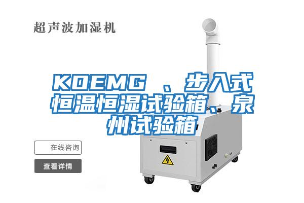 KOEMG 、步入式恒溫恒濕試驗箱、泉州試驗箱