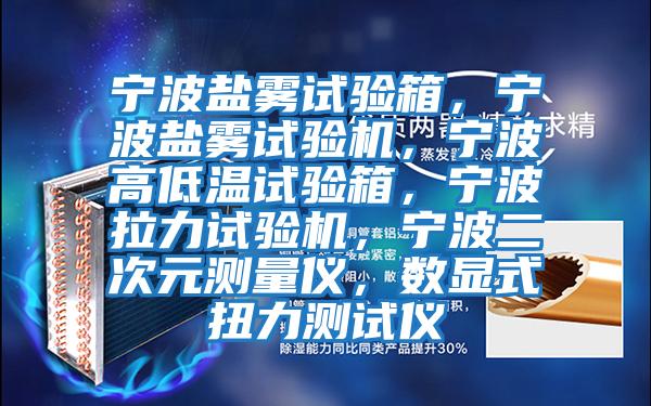 寧波鹽霧試驗箱，寧波鹽霧試驗機，寧波高低溫試驗箱，寧波拉力試驗機，寧波二次元測量儀，數顯式扭力測試儀