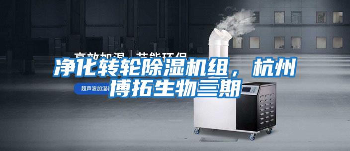 凈化轉輪除濕機組，杭州博拓生物三期