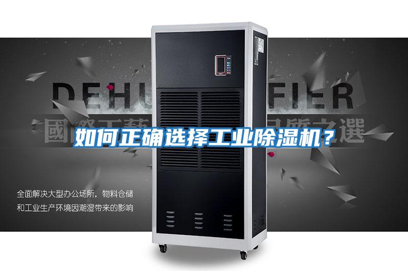 如何正確選擇工業除濕機？