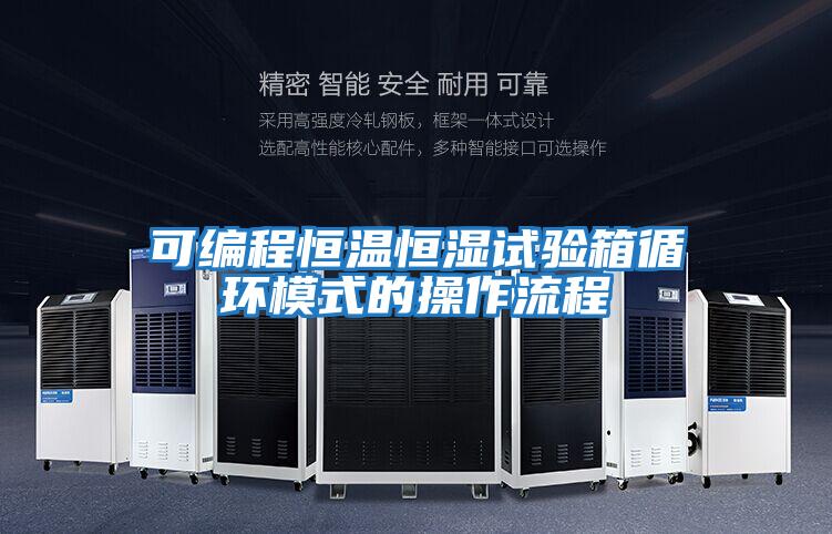 可編程恒溫恒濕試驗箱循環模式的操作流程