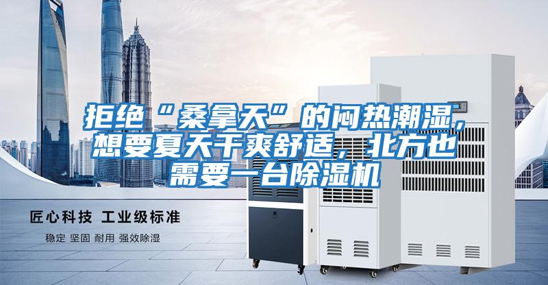 拒絕“桑拿天”的悶熱潮濕，想要夏天干爽舒適，北方也需要一臺除濕機