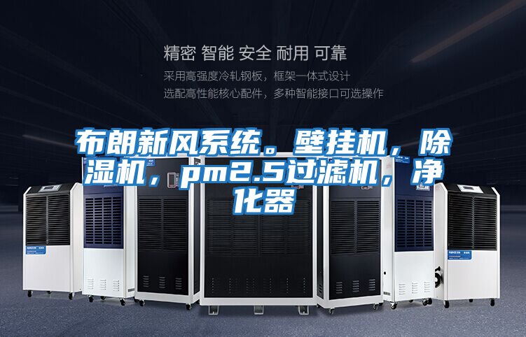 布朗新風系統。壁掛機,除濕機,pm2.5過濾機,凈化器