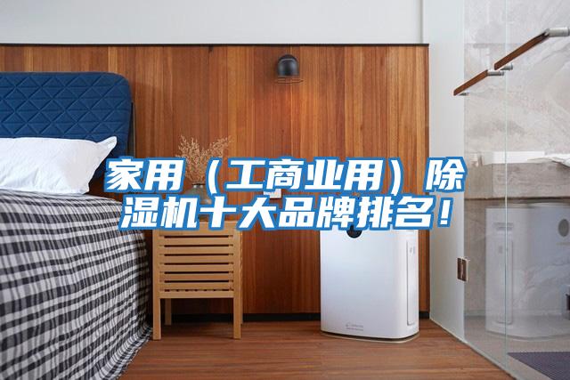 家用（工商業用）除濕機十大品牌排名！