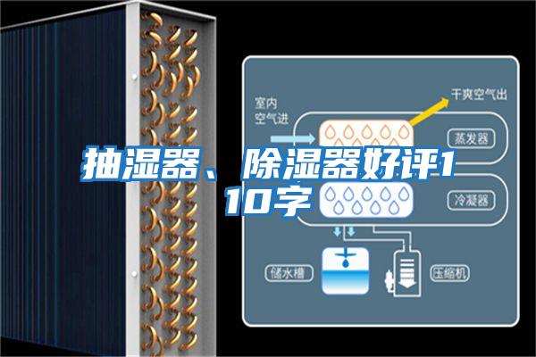 抽濕器、除濕器好評110字