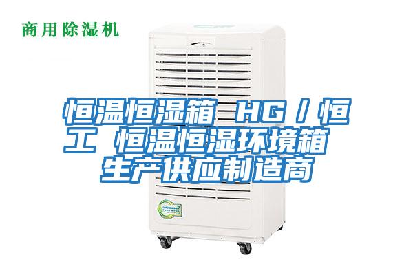 恒溫恒濕箱 HG/恒工 恒溫恒濕環境箱 生產供應制造商