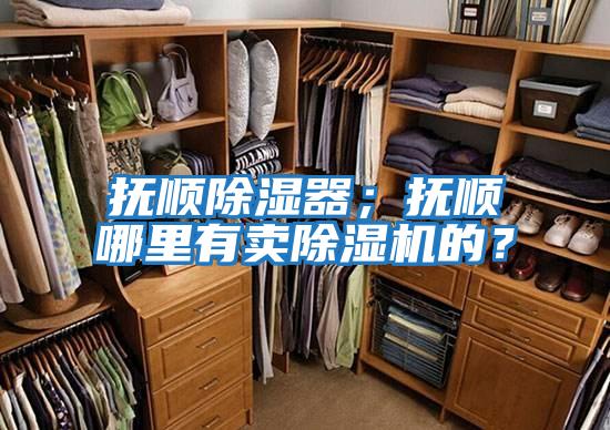 撫順除濕器；撫順哪里有賣除濕機的？