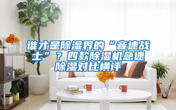 誰才是除濕界的“音速戰(zhàn)士”?四款除濕機急速除濕對比橫評