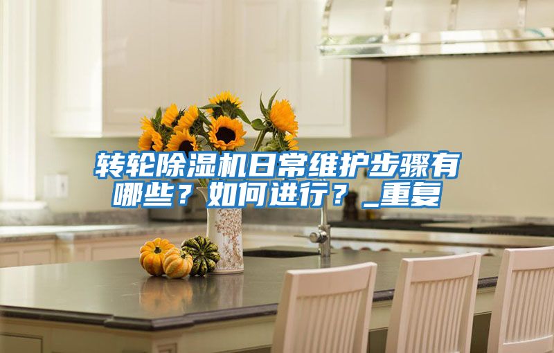 轉(zhuǎn)輪除濕機日常維護步驟有哪些?如何進行?_重復