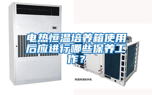 電熱恒溫培養(yǎng)箱使用后應(yīng)進行哪些保養(yǎng)工作?